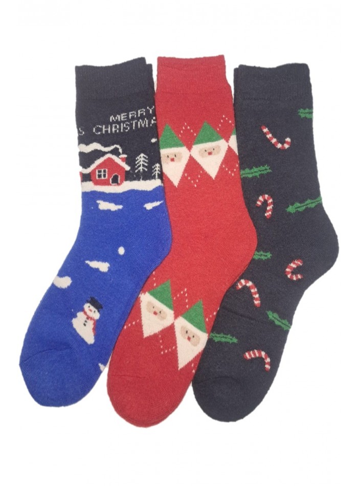 Set 3 perechi sosete barbatesti, groase, din angora